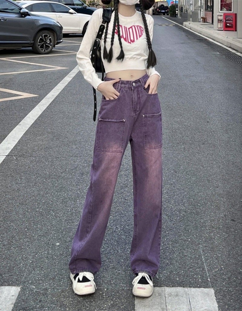 Vintage Classic European-American Design Daily Commute Jeans  Size_S - Image 1