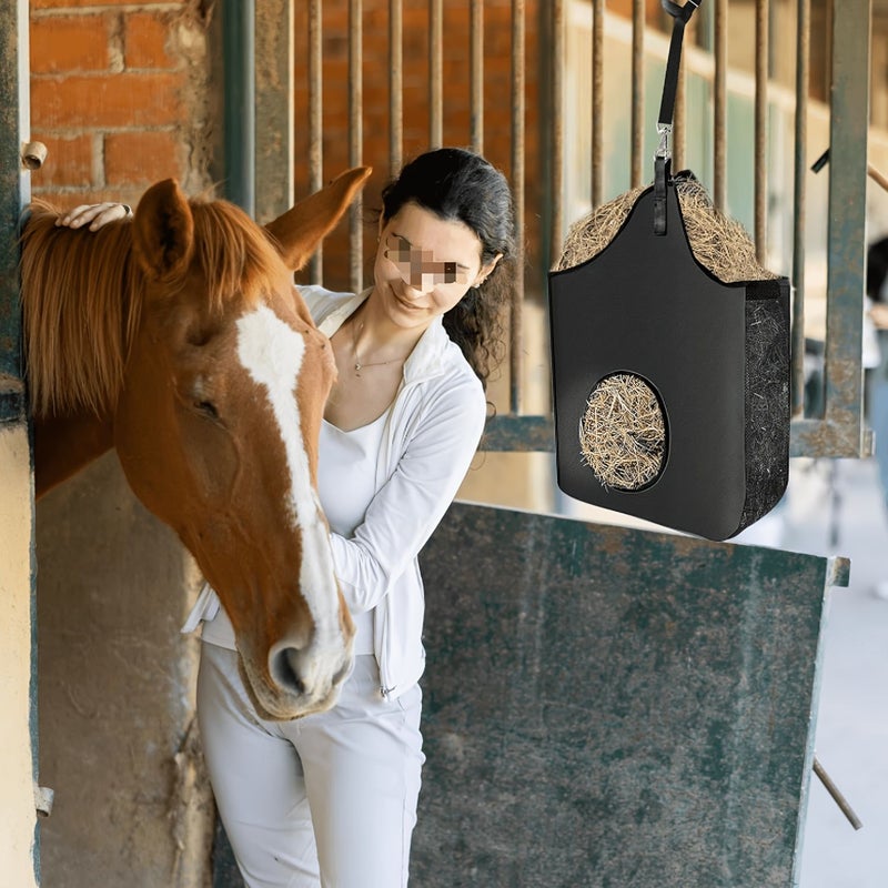 2 Adjustable Nylon Straps For Feeding Buckets Horse Hay Nets Water - Image 4