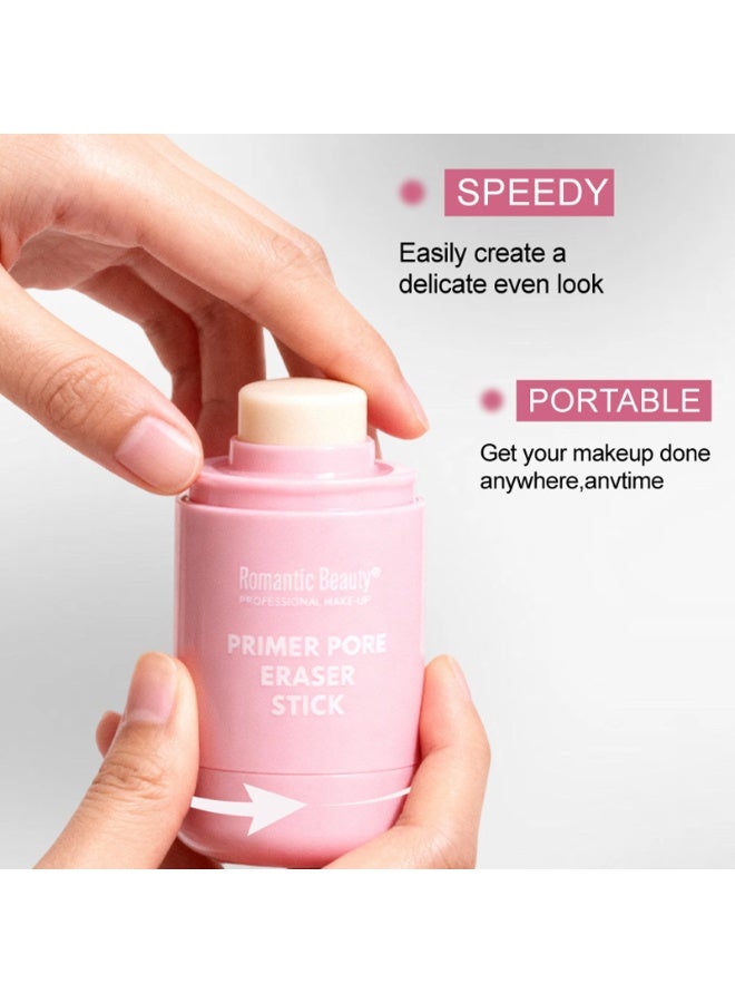 Romantic Beauty Face Base Primer Stick Gentle  Non-Irritating Invisible Pore Makeup Stick - Long-Lasting Oil Control & Moisturizing Primer, Lightweight Base for Perfect ing, Natural, Professional Makeup Primer up to 24 hour hydration, up to 24 hour makeup wear - Image 5
