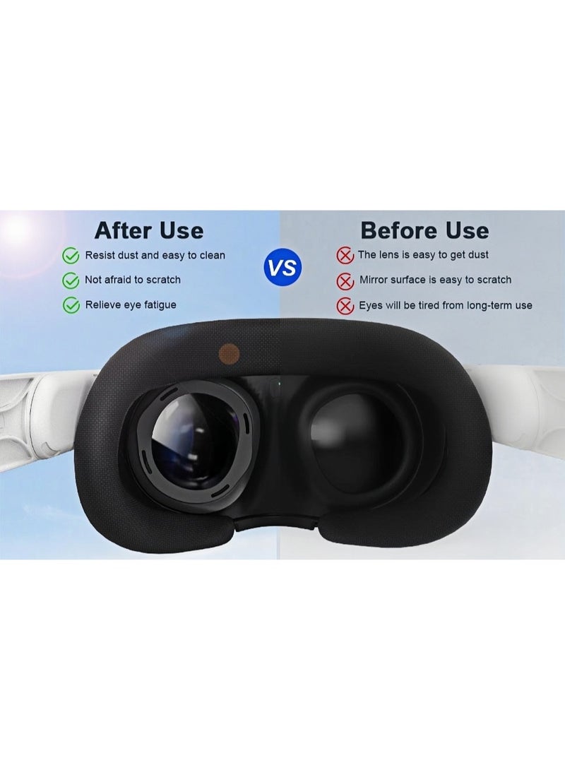 Lens Protector Kit for VR Meta Quest 3 – Magnetic Glasses Spacer, Anti-Fog Wipes, Lens Protective Cover, Blue Light Blocking Glasses, VR Accessories for Oculus Quest 3 (Not for Quest 3S), Gifts for Kids, Christmas Gift - Image 2