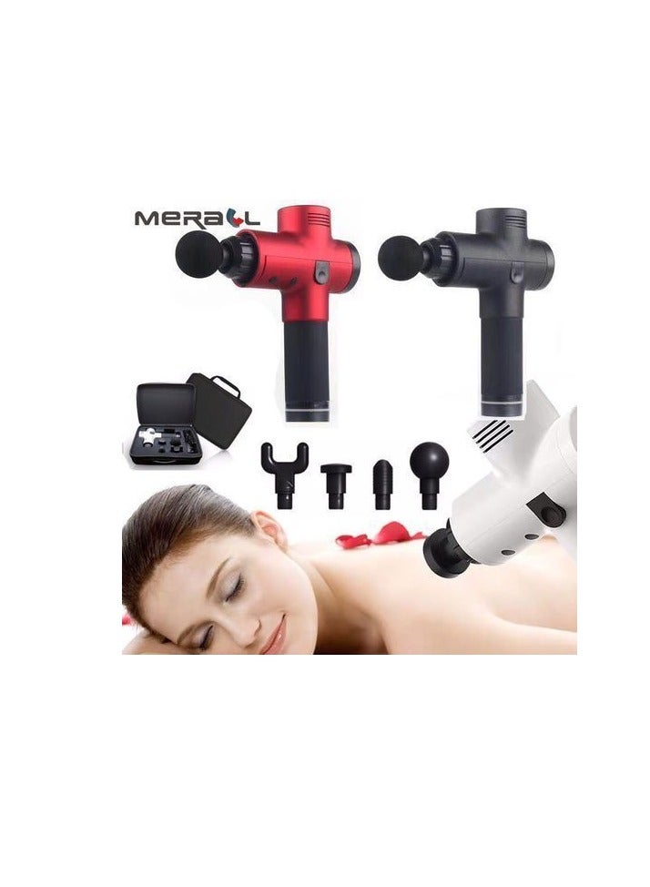 Generic Professional Massage Gun with 6 Heads - Vibrational Therapy for Neck & Back Relief, Fascia Roller for Recovery & Relaxation - Image 1