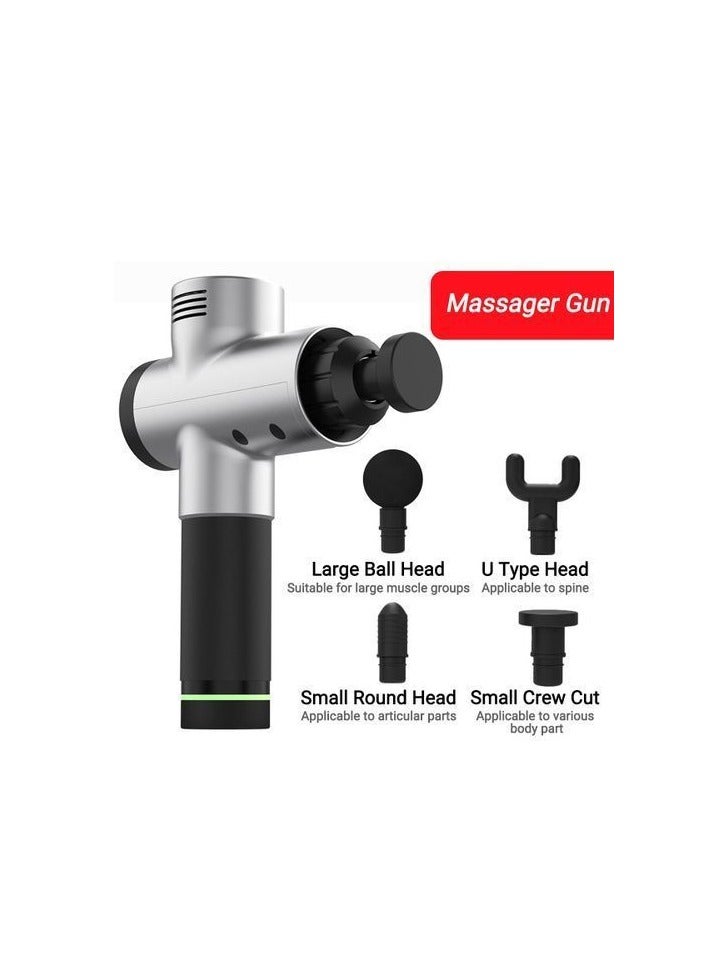 Generic Professional Massage Gun with 6 Heads - Vibrational Therapy for Neck & Back Relief, Fascia Roller for Recovery & Relaxation - Image 3