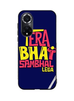 VR CREATIVE VR Creative Protective Case Cover For Honor 50 Pro Tera Bhai Sambhal Lega Hindi Quots Design Multicolour  - Image 1