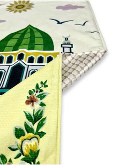 Children's Prayer Mat With Cute Kids Prints Inspired By The Green Dome With Twisted Tassels And High Quality Polyester Fabric 90X45 Cm - pzsku/Z467E74BB976EE8C18B38Z/45/_/1726999607/33611cbb-e688-4f34-9fd9-34c13ca4a0c3