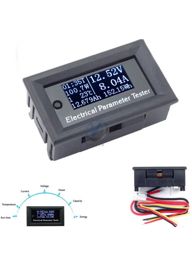 X-PRO5 Electrical Parameter Tester 33V 10A 7 in 1 Three Digital Portable  Voltmeter Amp Current Power Energy Capacitance Analyzer - Image 2