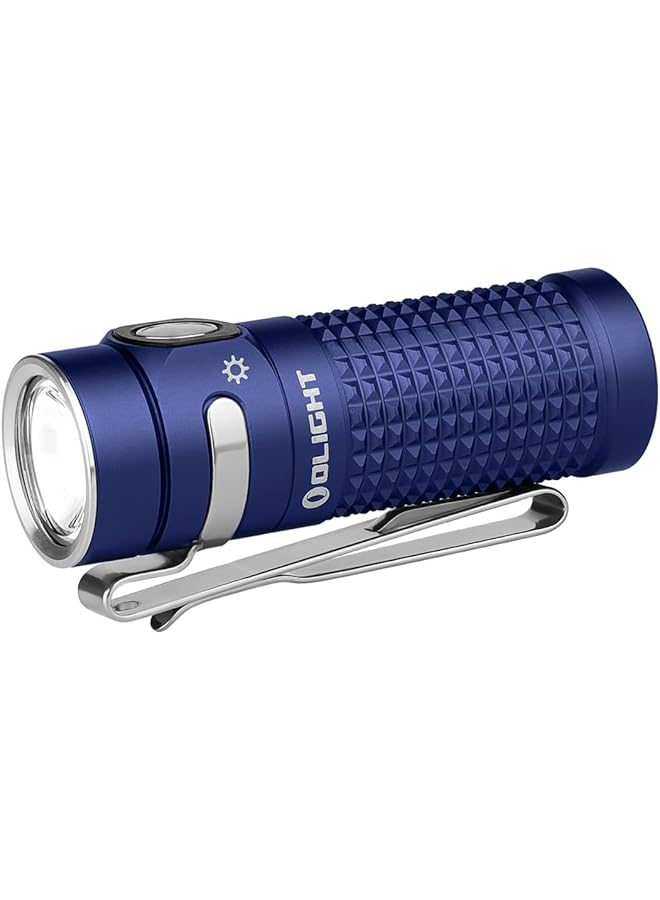 Olight Baton4 1300 Lumens Compact Rechargeable Pocket Flashlight Handheld Waterproof Torch For EDC（Regal blue） - Image 1