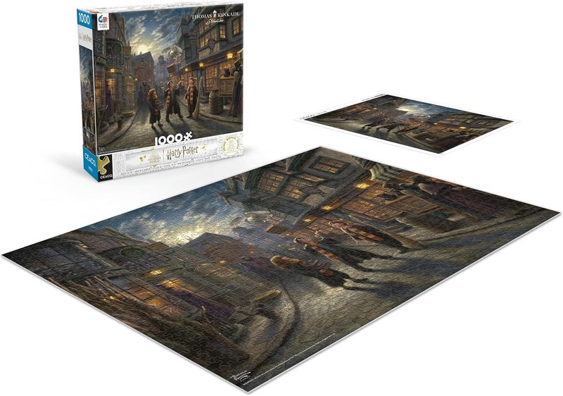 Ceaco - Thomas Kinkade - Harry Potter - Wizarding World - Diagon Alley - 1000 Piece Jigsaw Puzzle - Image 4