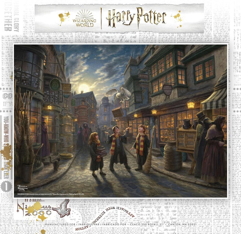 Ceaco - Thomas Kinkade - Harry Potter - Wizarding World - Diagon Alley - 1000 Piece Jigsaw Puzzle - Image 5