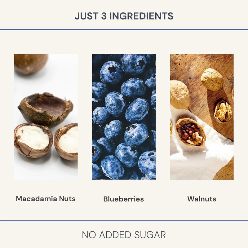 Blueprint Bryan Johnson Blueberry Nut Mix - Real Blueberries, Roasted Macadamia Nuts and Walnuts - Keto and Paleo Friendly - Image 5