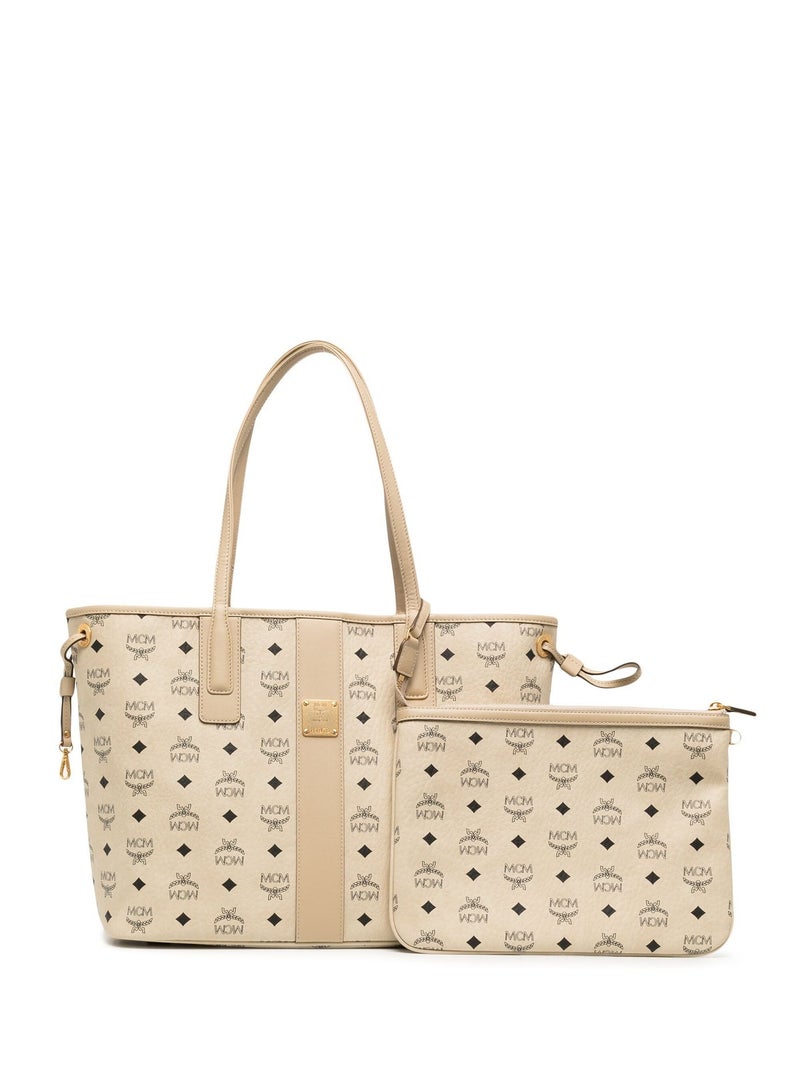 MCM Liz Reversible Shopper in Visetos - Image 1