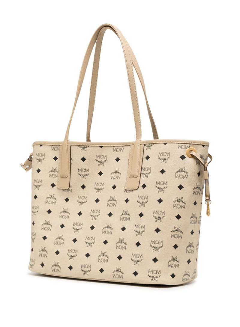 MCM Liz Reversible Shopper in Visetos - Image 2