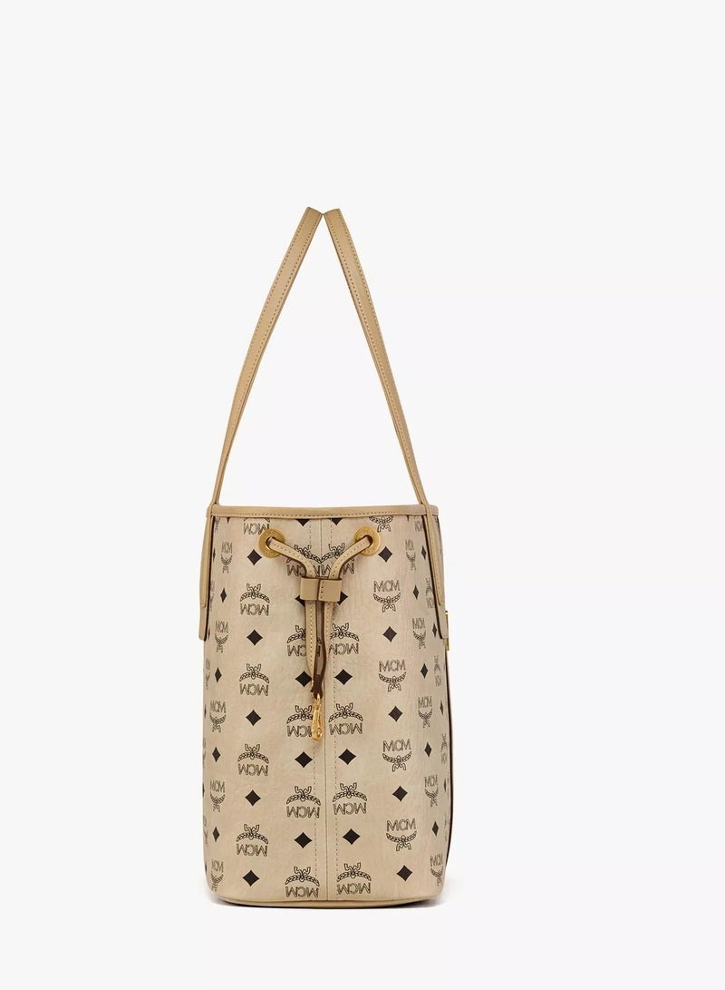 MCM Liz Reversible Shopper in Visetos - Image 3