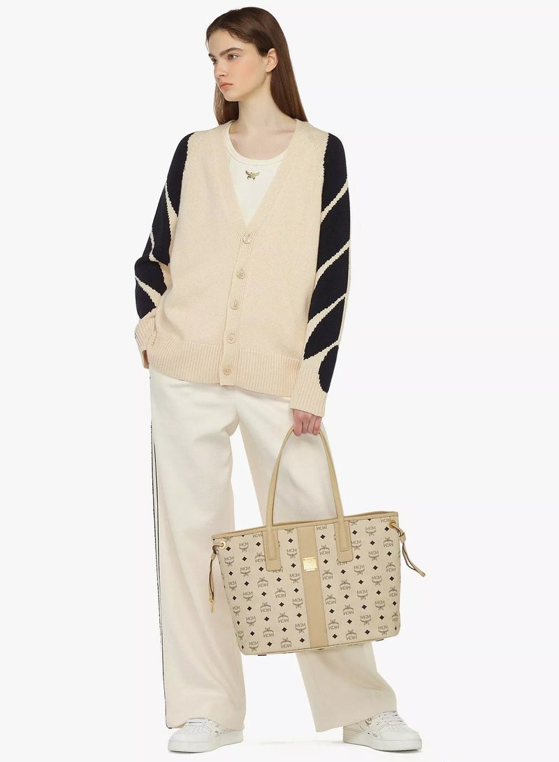 MCM Liz Reversible Shopper in Visetos - Image 4