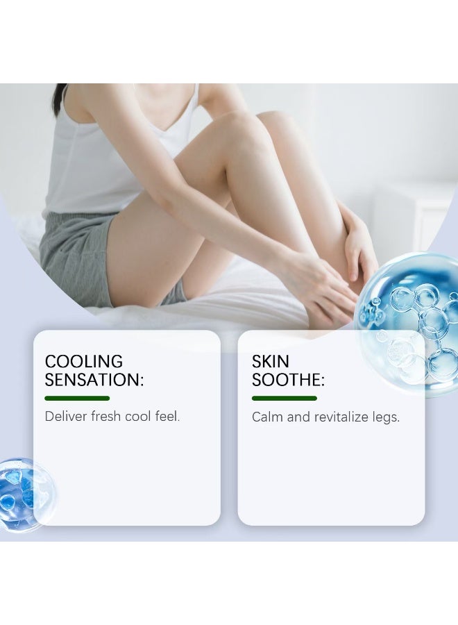 OCEAURA leg care cream protects and moisturizes skin, and daily care cream is applied. - Image 5