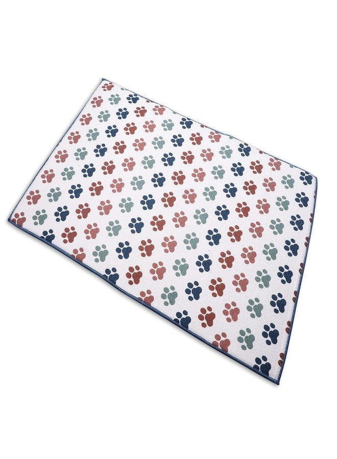 VRT Ultra Absorbent Reversible Microfiber Dish Drying Mat (38*58cm) and Protector for Kitchen Countertops, Sinks - Folds for Compact Storage - Extra Large (Pink Flower and Bear Paw) (Pack of 2) - Image 2