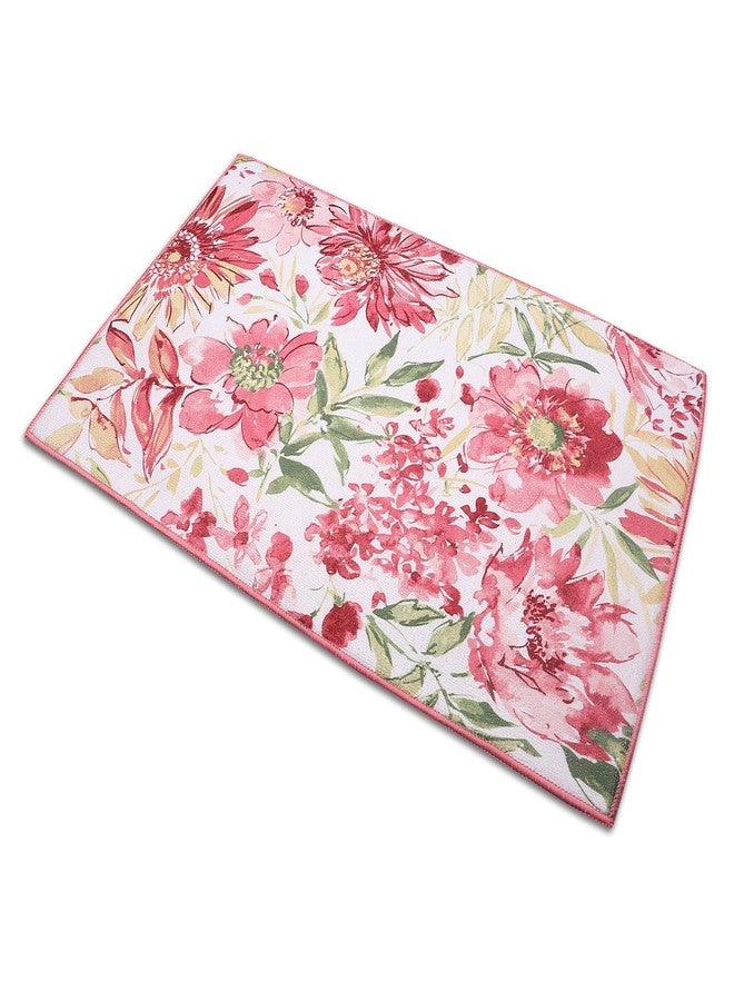 VRT Ultra Absorbent Reversible Microfiber Dish Drying Mat (38*58cm) and Protector for Kitchen Countertops, Sinks - Folds for Compact Storage - Extra Large (Pink Flower and Bear Paw) (Pack of 2) - Image 3