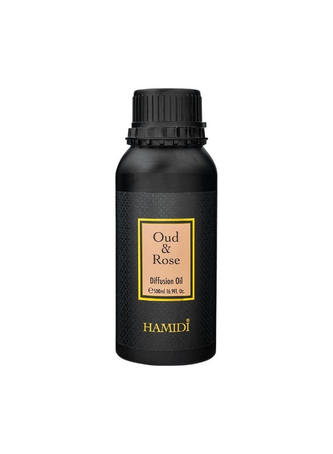 DANUBE HOME Hamidi Oud Rose Diffuser Oil 500ml Long Lasting Floral Fragrance - Image 2
