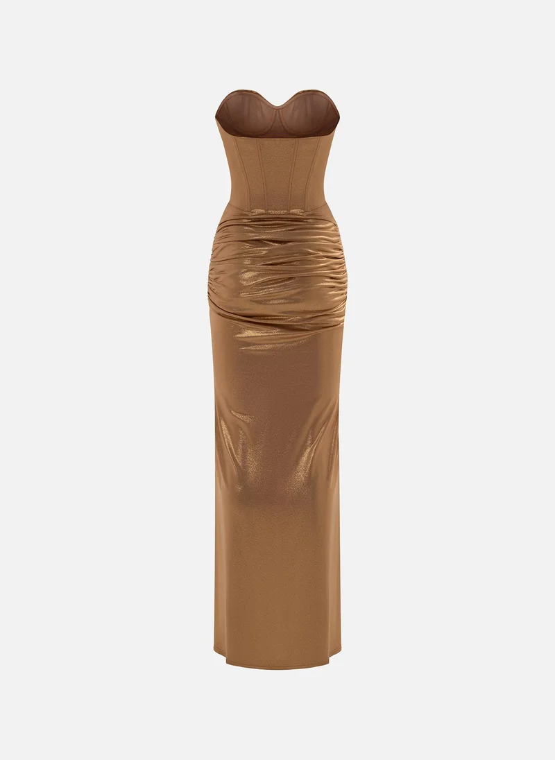 Lichi  Maxi dress with corset bodice for Women | Best Price UAE
