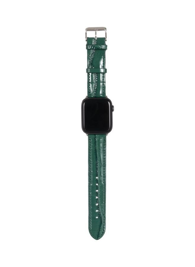 NIBEMINENT Replacement Watchband For Apple Watch Green - Image 4
