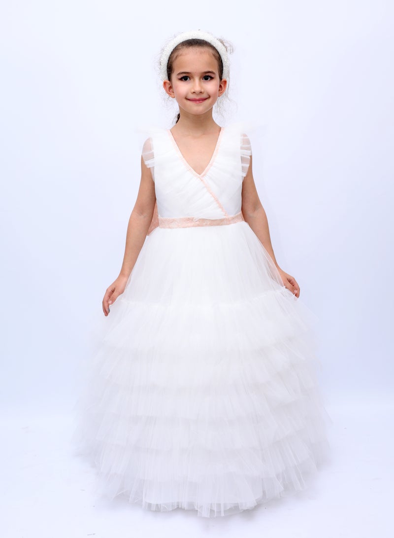 D'Daniela Tiered Tulle Dress - Image 1