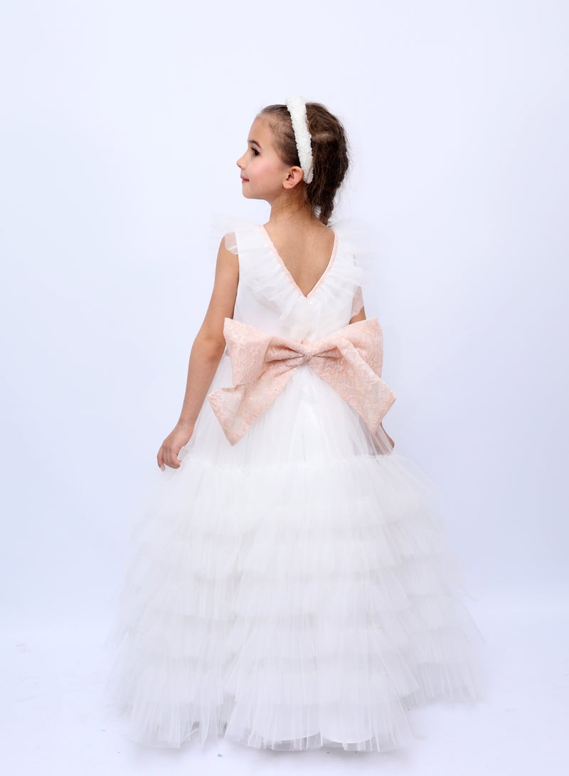 D'Daniela Tiered Tulle Dress - Image 2