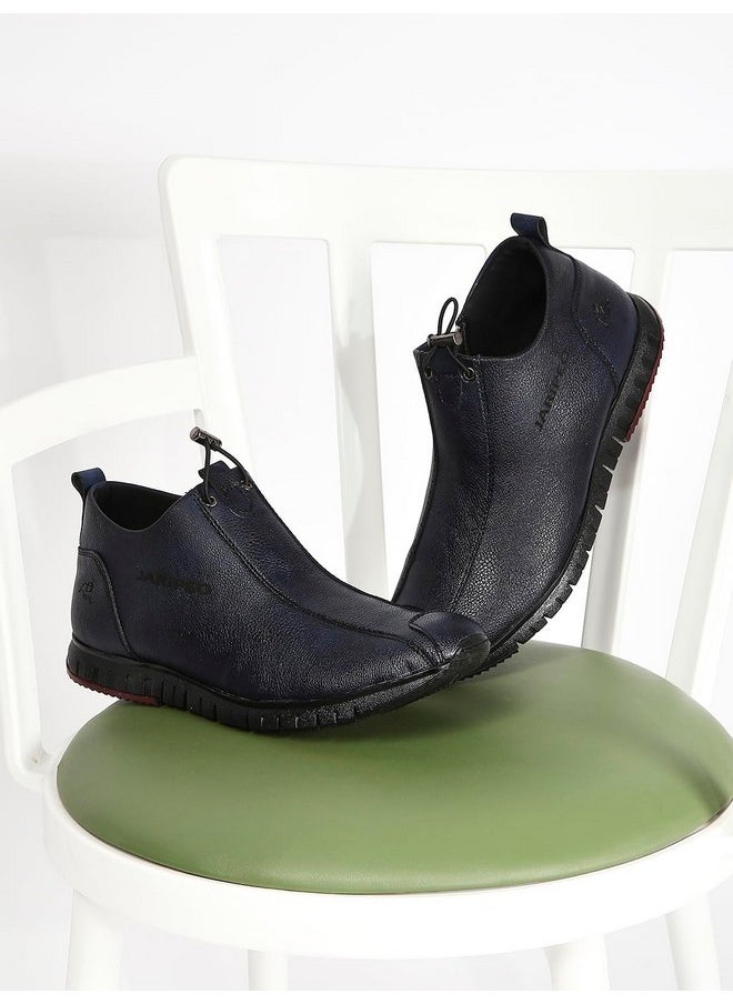 BUCKAROO - Jaripeo TRETAN Vegan Navy Casual Boots For Mens - Image 1