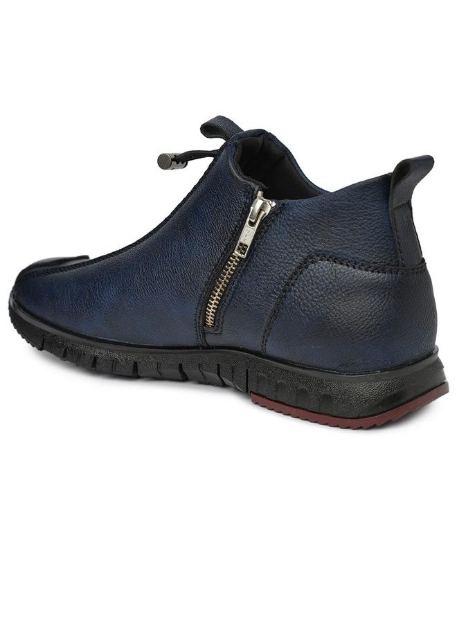 BUCKAROO - Jaripeo TRETAN Vegan Navy Casual Boots For Mens - Image 1