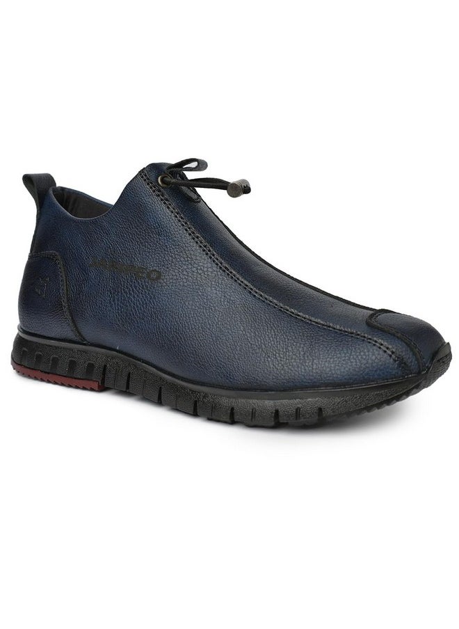 BUCKAROO - Jaripeo TRETAN Vegan Navy Casual Boots For Mens - Image 1
