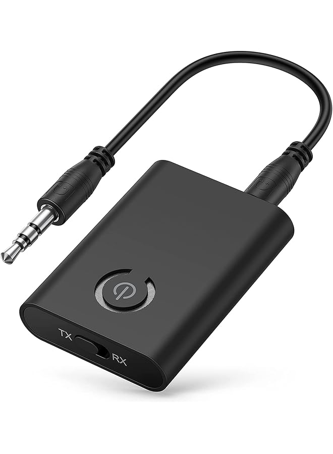 YARDHOBI Bluetooth Adapter, Bluetooth 5.0 Transmitter And Receiver, 2-In-1 Wireless 3.5Mm Adapter, Low Latency, 2 Devices Simultaneously, For Tv/Home Sound System/Car/Nintendo Switch - Image 1