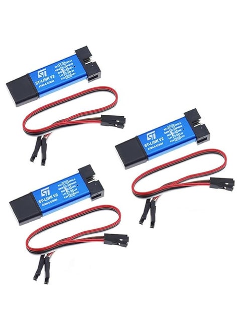 Reland Sun 3Pcs ST-Link V2 Programming Unit Mini STM8 STM32