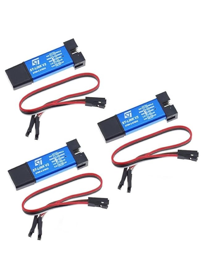 Generic - Reland Sun 3Pcs ST-Link V2 Programming Unit Mini STM8 STM32 - Image 1