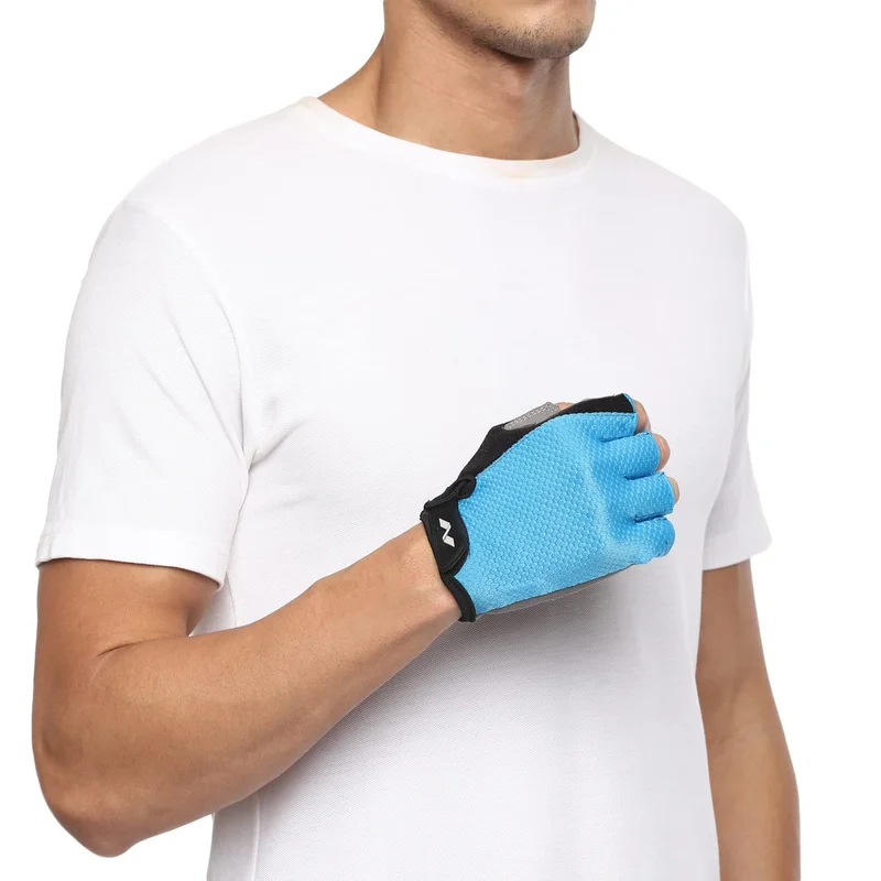 نيفيا Nivia Python 981SB Sports Gloves - Small (Sky Blue)