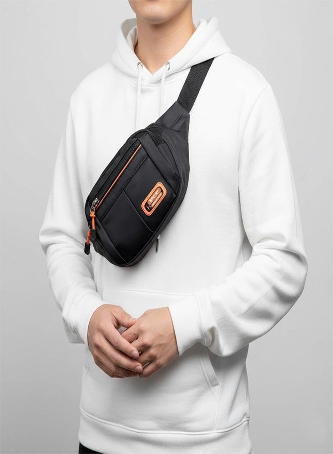 KARP Large Cross Body Fanny Pack Pockets,Gifts for Enjoy Sports Workout Traveling Running Casual Hands-Free Wallets Waist Pack Phone Bag Carrying All Phones (Black) - Image 3