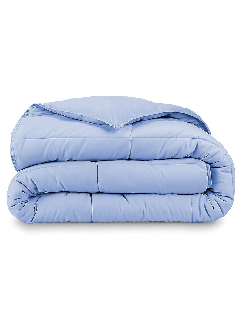 Indian Kingdom Indian Kingdom All Season 200 GSM Comforter Premium Collection Quilted Comforter 92 x 106 Inches233cm x 269cm King Size ComforterSky Blue  - Image 3