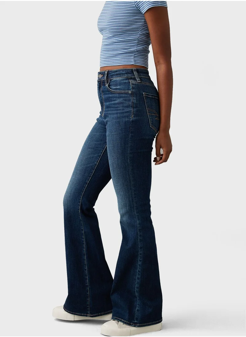 American Eagle High Waist Flared Jeans
