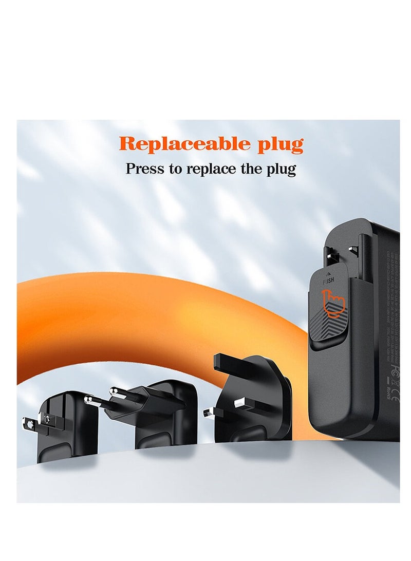 Terabyte 140W 6 Port GaN Desktop and Wall Charger UK/EU/US Plugs, 3 USB-C PD3.0, 3 USB - Image 3