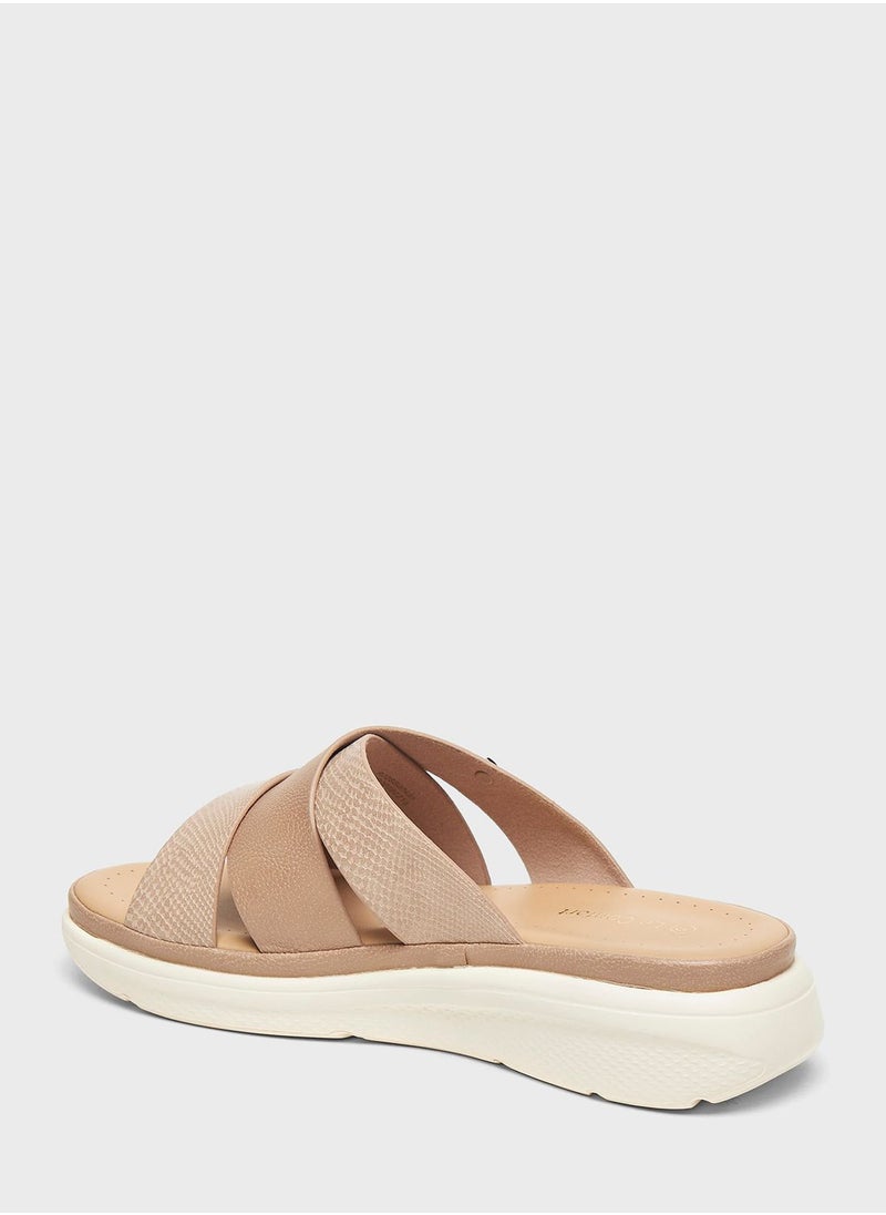 Le Confort - Multi Strap Wedge Sandals - Image 1