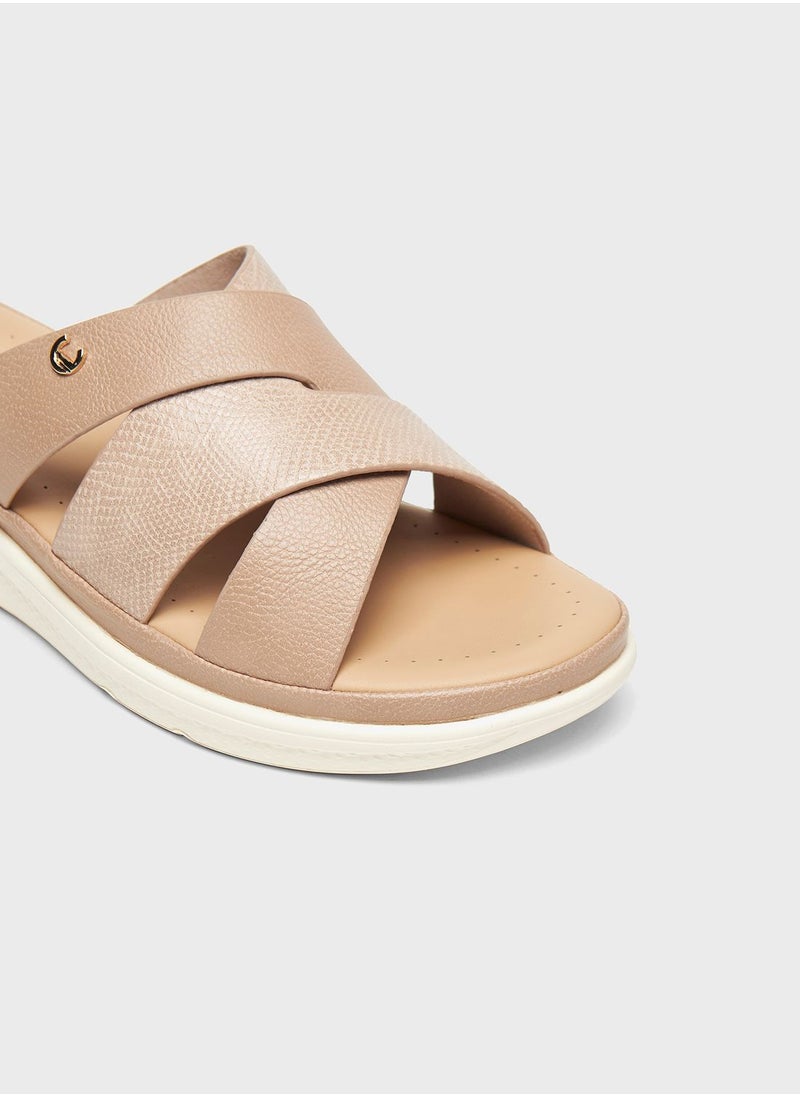Le Confort - Multi Strap Wedge Sandals - Image 1
