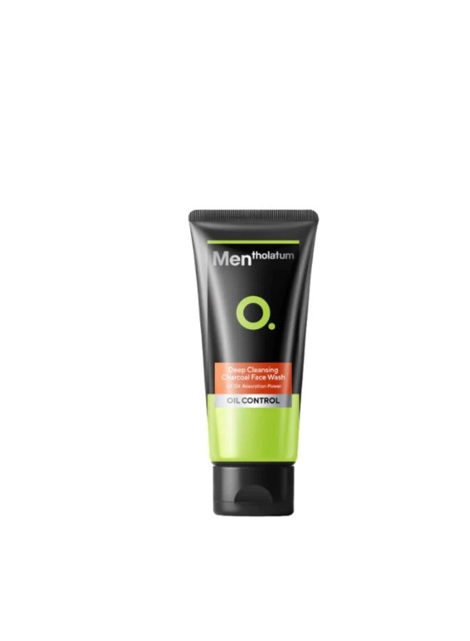 Mentholatum Men Deep Cleansing Charcoal Face Wash 100g