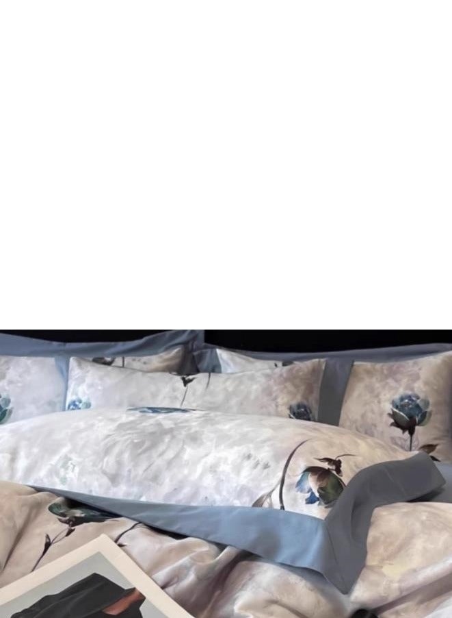 Fitted Sheet Style — ﻿ High End Pure Cotton Thick Printed Bedding Four Piece Set - Image 5