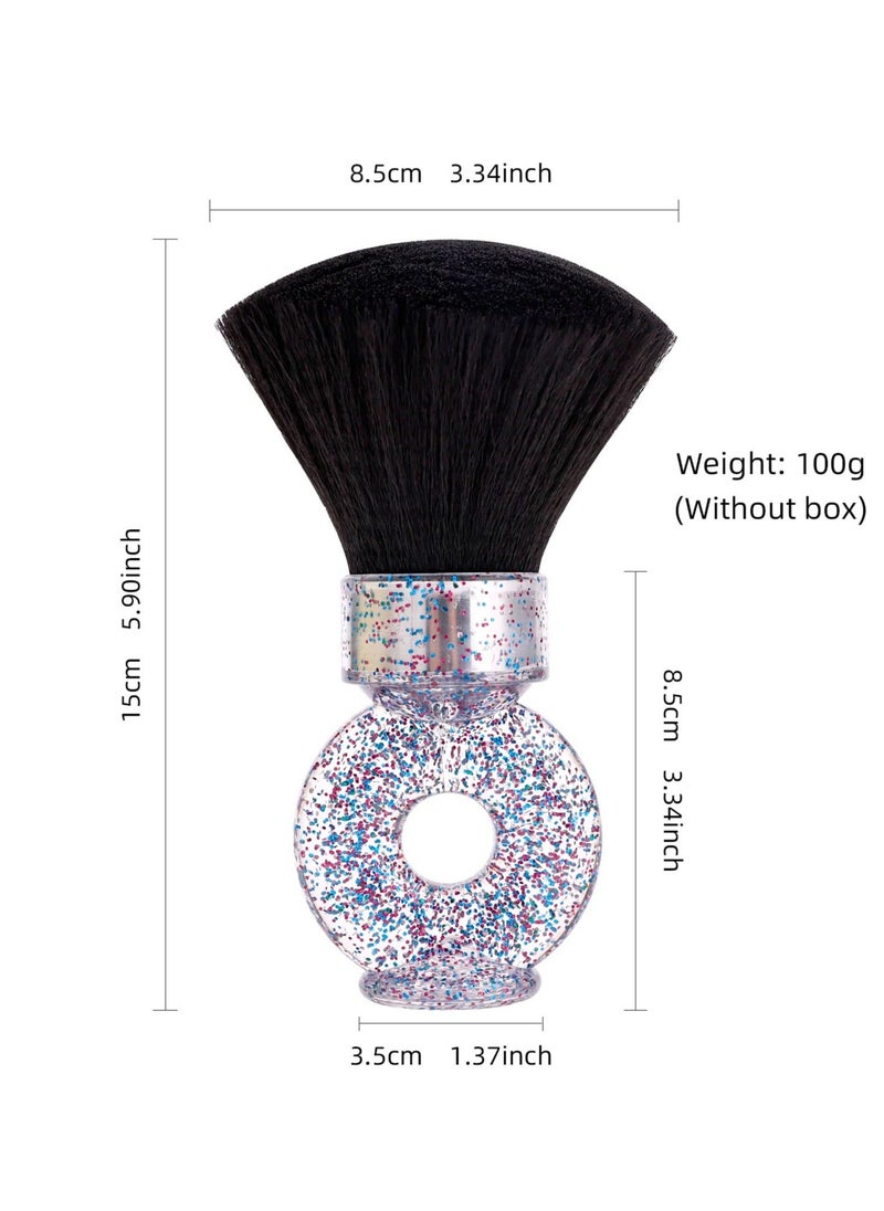 Y&D SYOSI, Neck Duster Brush for Barber Hair Cutting Cleaning, Ring Handle Soft to Remove Broken from Face Ears  - Image 5