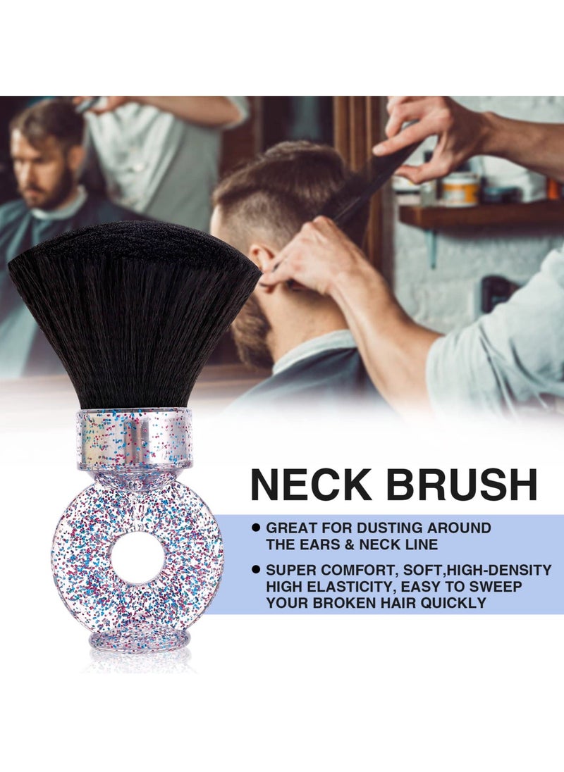 Y&D SYOSI, Neck Duster Brush for Barber Hair Cutting Cleaning, Ring Handle Soft to Remove Broken from Face Ears  - Image 2