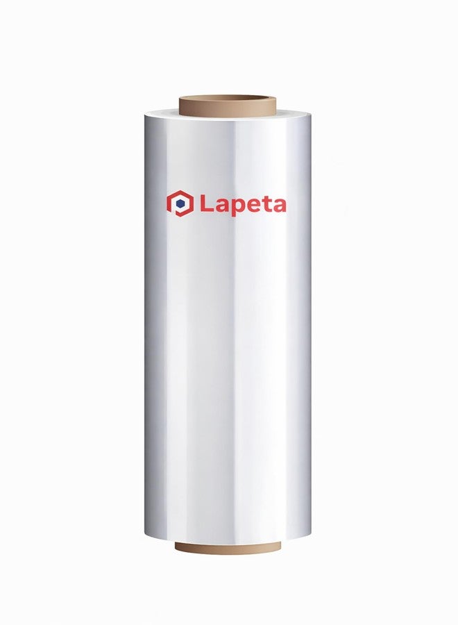 Lapeta Clear Stretch Film Wrapping Roll – 10 Inch x 300 Meter, Self-Adhesive Wrap for Packing, Moving, and Storage - Image 1