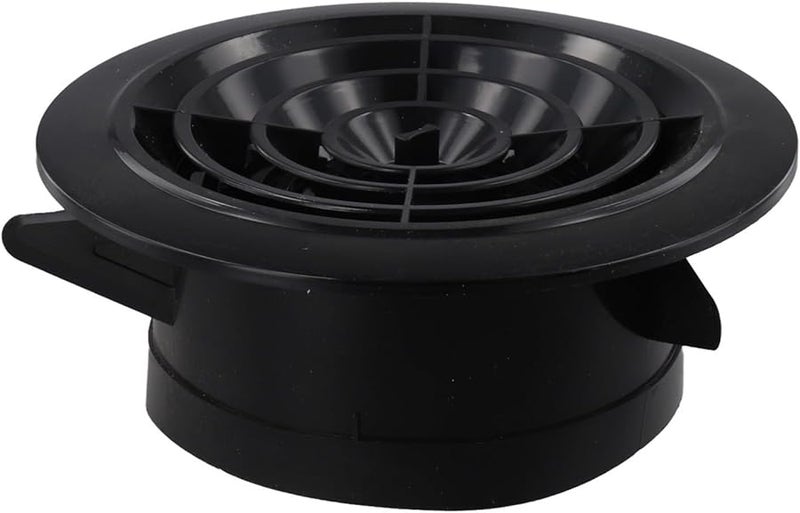 ABS Rotary Louver Vent Cover Adjustable Air Volume 125mm Black For Ceiling Wall - Image 3