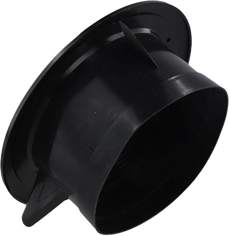 ABS Rotary Louver Vent Cover Adjustable Air Volume 125mm Black For Ceiling Wall - Image 5