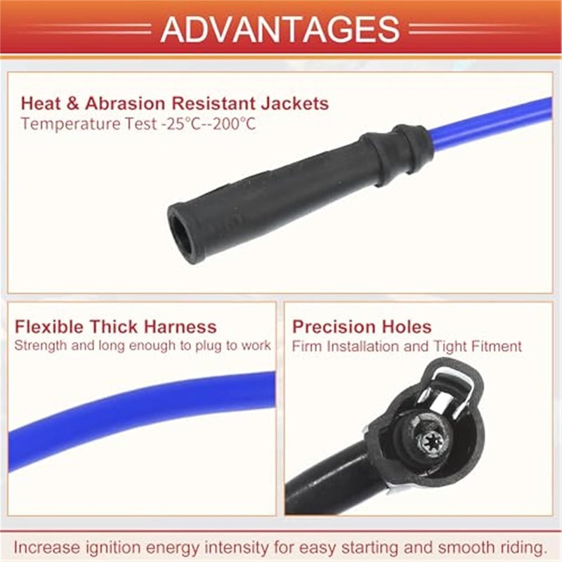 Vuzmode Ignition Coil Wires for 4Runner 1994-1995 - Image 5