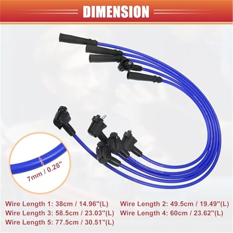 Vuzmode Ignition Coil Wires for 4Runner 1994-1995 - Image 4