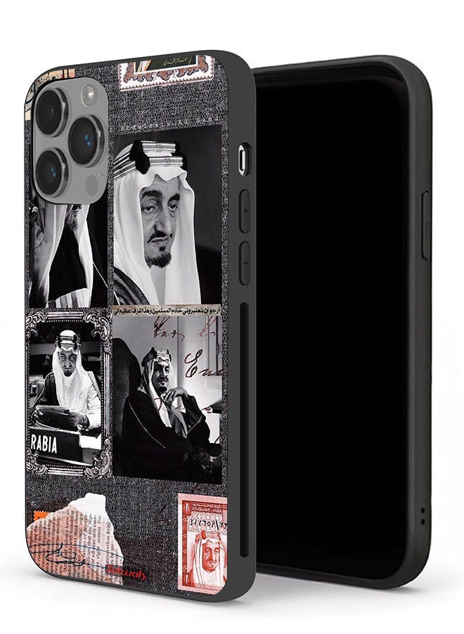 Tolwak Apple iPhone 14 Pro Max Protective Case King Faisal Vintage Poster - Image 1