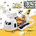 Dwi Dowellin Construction Airplane ToysCar Toys Set with Light and SoundGreat Birthday Gifts for 3 4 5 6 Years Old Boys Medium - Image 4