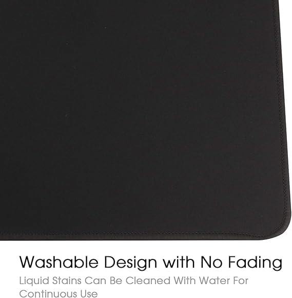 KRESHU XXL Mouse Mat Non-Slip Base Rubber Gaming Mousepad 400 * 900 * 3 mm Super Large Size Table Mat Improves Precision and Speed Stable Grip on Smooth Surfaces Waterproof Mouse mat (1-Pcs) - Image 3